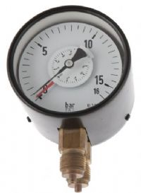 (035) 100mm Opposing Bourdon Tube Differential Pressure Gauge 